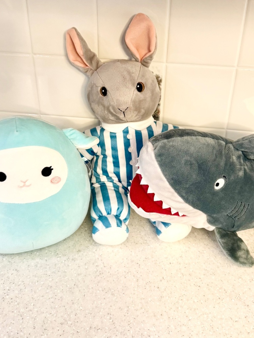 3 total. 2 Kohls cares bears & 1 squishmallow lot